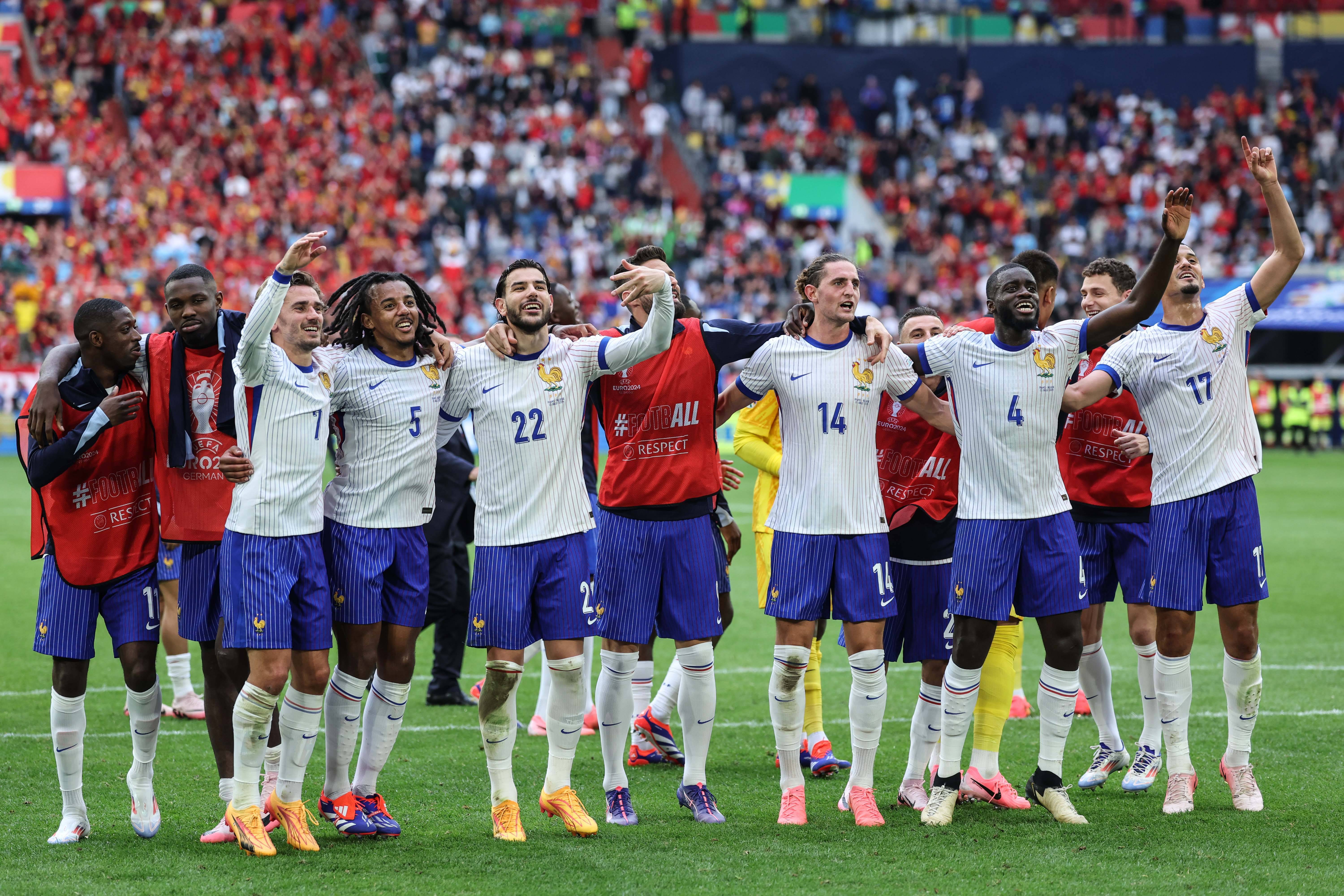 法国国家队成功晋级欧洲杯半决赛结果